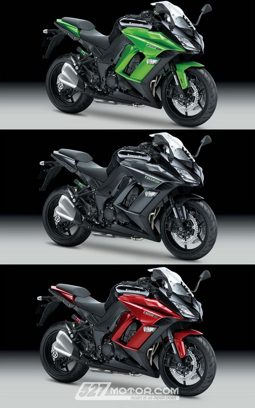 川崎发布2015款z1000sx 10月大贸进口