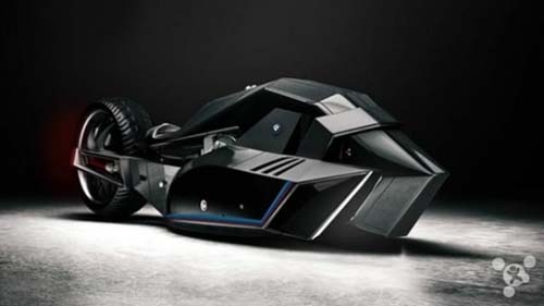 蝙蝠侠战车附体 宝马Titan概念摩托 汽车市场网