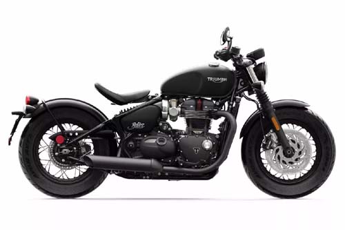 美式复古 2018凯旋 bonneville bobber black